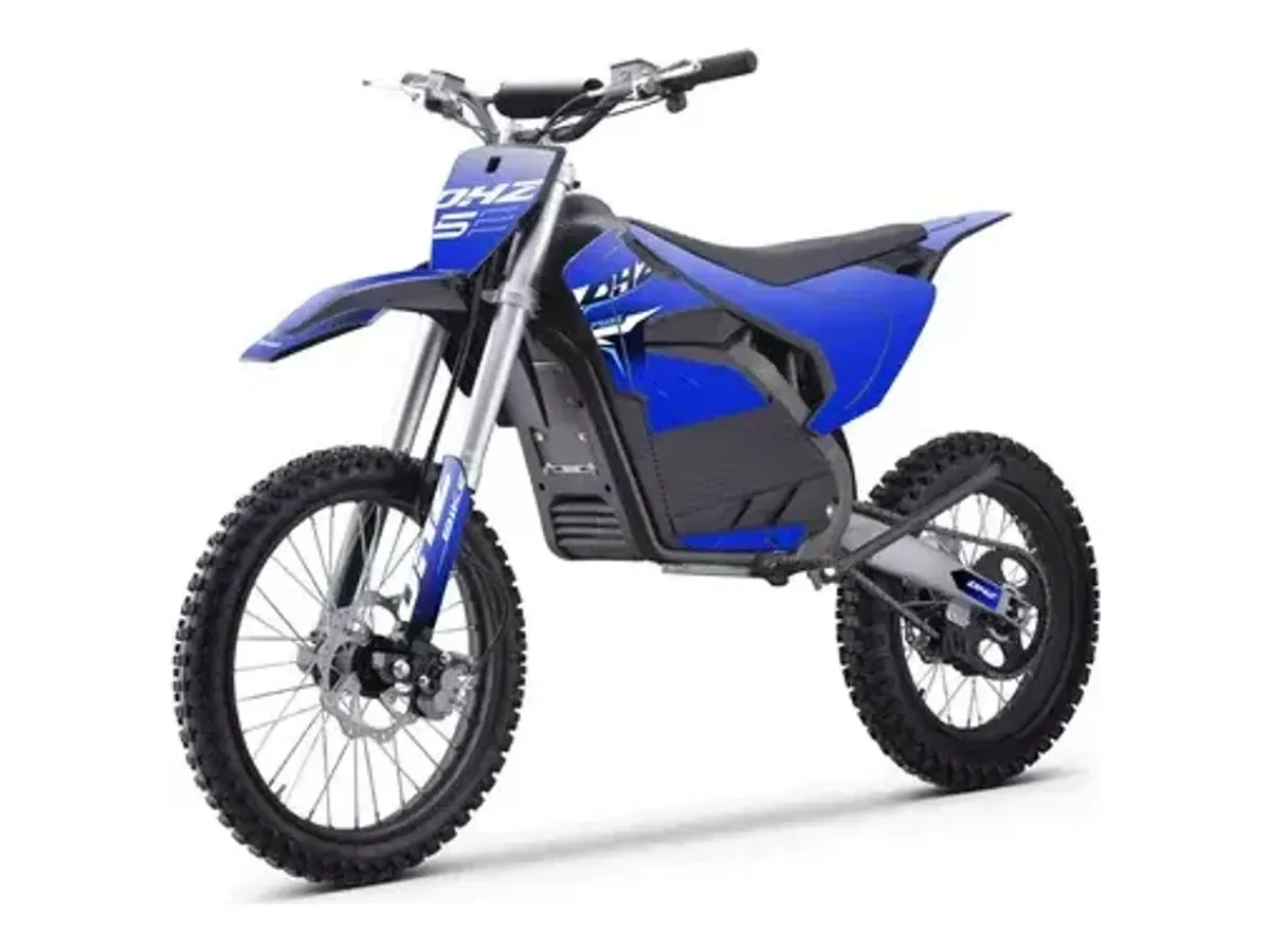 DHZ 7500E 7500W Electric Dirt Bike, 19" Front / 16" Rear, Off Road electric dirt bike view 2
